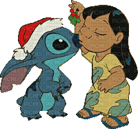 stitch christmas - Бесплатни анимирани ГИФ