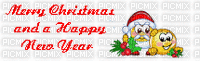 Merry Christmas & New Years - GIF animasi gratis