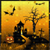 background animated helloween - Zdarma animovaný GIF