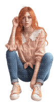 Woman. Red hair. Leila - 免费PNG