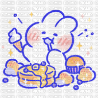 lovely mongmong! 4 baked goods - 無料png