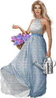 Woman. Spring. Lilac. Leila - png ฟรี