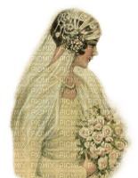 dama novia vintage  dubravka4 - 免费PNG
