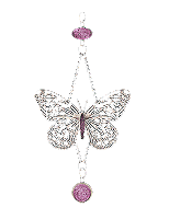 bijou papillon blanc - Безплатен анимиран GIF