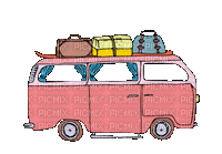Travel bus - Animovaný GIF zadarmo