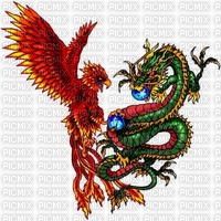 dragon phenix - png gratis