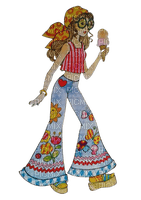 groovy girl - png gratuito