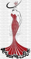 Lady in Red - zdarma png