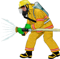 Fireman 01 - Free animated GIF