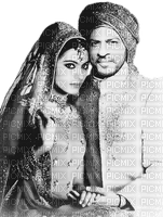 soave bollywood Shahrukh khan couple black white - ücretsiz png