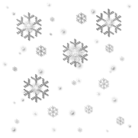 Snowflakes.Silver.White - kostenlos png