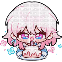 march 7th sticker chibi - Free PNG