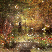 kikkapink autumn background fantasy - Δωρεάν κινούμενο GIF
