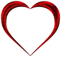 Frame red heart - png gratis