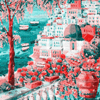 soave background animated city terrace - Ücretsiz animasyonlu GIF