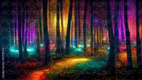 Rainbow Forest - PNG gratuit