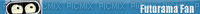 futurama fan divider header frame blue - 免费PNG