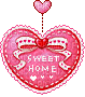 sweet home heart - Gratis animeret GIF