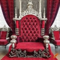 Red Royal Throne - ilmainen png