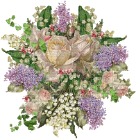 Blumen, Rosen, Flieder, Flowers - Besplatni animirani GIF