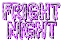 Fright Night.Text.Purple - KittyKatLuv65 - ingyenes png