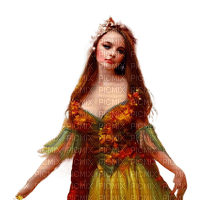 kikkapink autumn fantasy woman - δωρεάν png