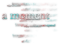 soave text a moment pink teal - png gratis