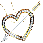 heart herz coeur  love liebe cher tube valentine gif anime animated animation jewel diamond gold valentin amor - GIF animé gratuit