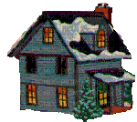 Christmas House decoration gif_Noël maison décoration gif - Free animated GIF