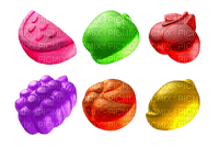 fruit gummies - gratis png