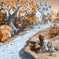 Y.A.M._Cartoons Landscape background - Darmowy animowany GIF
