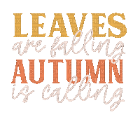 Autumn.Leaves.Text.Deco.gif.Victoriabea - GIF เคลื่อนไหวฟรี