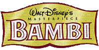Kaz_Creations Logo Text Bambi - Animovaný GIF zadarmo