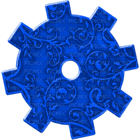 Steampunk.Gear.Blue - ücretsiz png