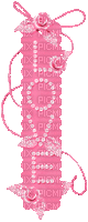 Text.Love.Roses.Pink.Animated - KittyKatLuv65 - Free animated GIF