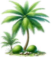 ♡§m3§♡ palmtree coastal summer blue - PNG gratuit