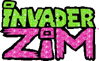 glitter invader zim - Безплатен анимиран GIF