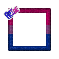 Small Bisexual Frame - Ücretsiz animasyonlu GIF