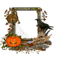 halloween frame cadre deco - 免费PNG