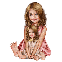 Mädchen, Puppe, Girl, apricot - Free PNG