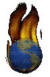 planete flamme feu - 無料のアニメーション GIF