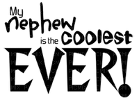 Kathleen Reynolds  Logo Text Nephew Coolest Ever - 免费PNG