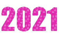 New Year  Pink Stars - Bogusia - Ingyenes animált GIF
