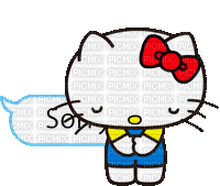 Hello Kitty, гиф, Карина - Бесплатный анимированный гифка