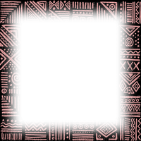 african pink frame dolceluna - PNG gratuit