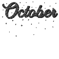 October Text Gif - Bogusia - Free animated GIF