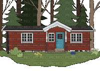House Wood - GIF animé gratuit