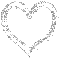 ezüst szív - Gratis geanimeerde GIF