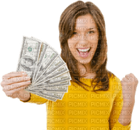 woman money bp - PNG gratuit