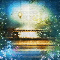 soave background animated fantasy lamp bench - Ilmainen animoitu GIF